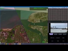 Radar di sorveglianza a lungo raggio di monitoraggio remoto per la sicurezza costiera e fluviale interna 3,1 km