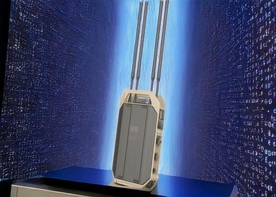 Sistema portatile anti-drone per l'intercettazione di video FPV con rilevamento a banda completa e portata di 12 km per aree critiche